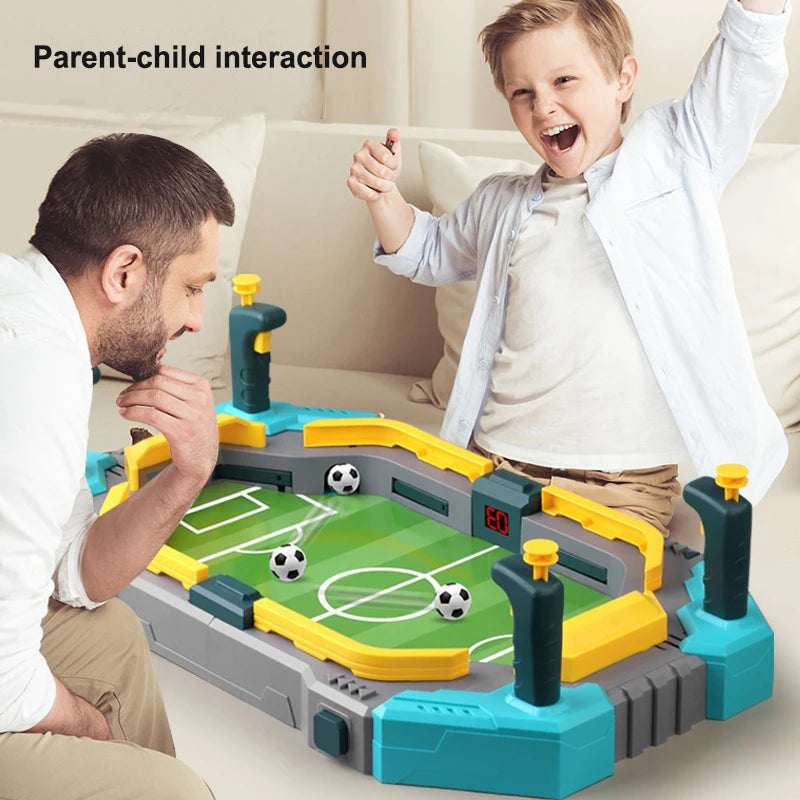 Soccer Battle Board Game – 2-Player Action Toy with Scorer for Kids & Families