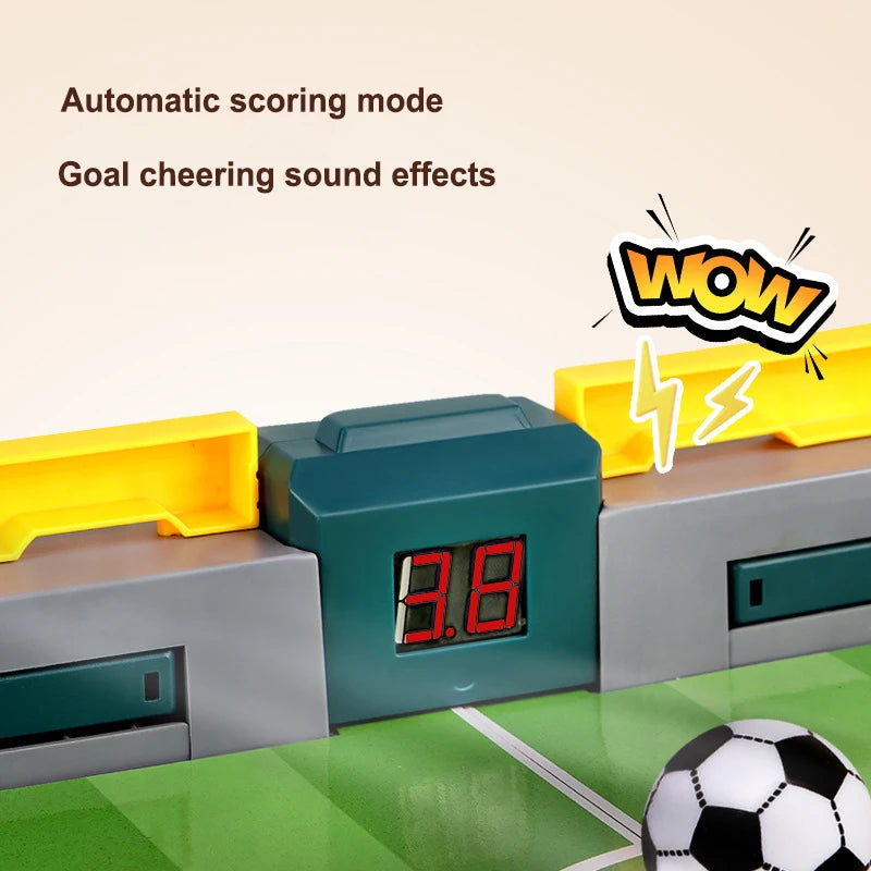 Soccer Battle Board Game – 2-Player Action Toy with Scorer for Kids & Families