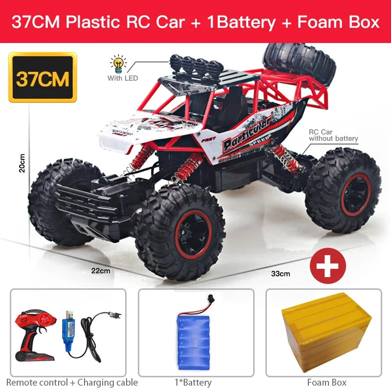 High-Power RC Off-Road Truck – ZWN 4WD Remote Car with Lights (1:12 / 1:16)
